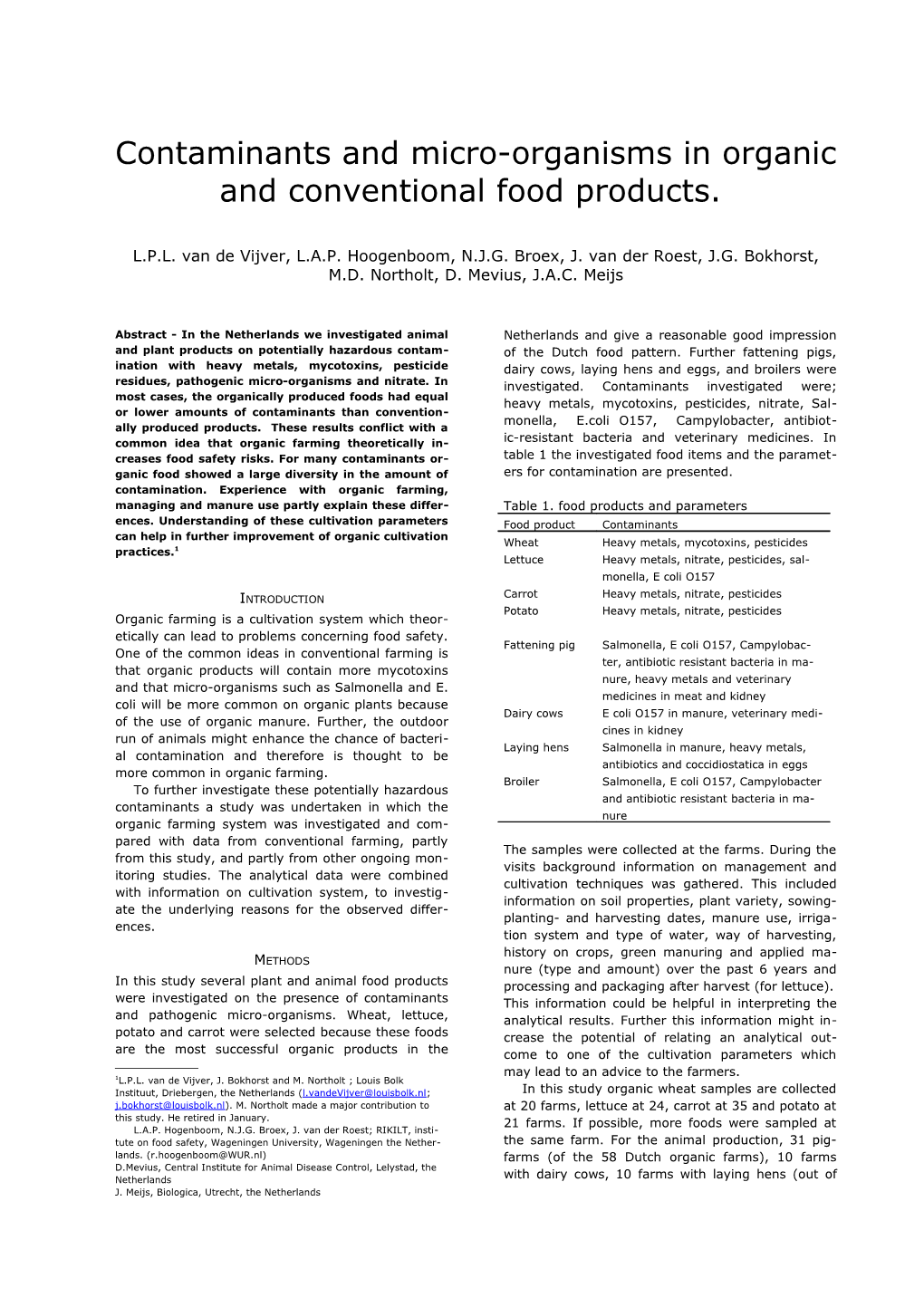 Preparation and Submission of Extended Ab-Stracts for the Joint Organic Congress 2006 s1