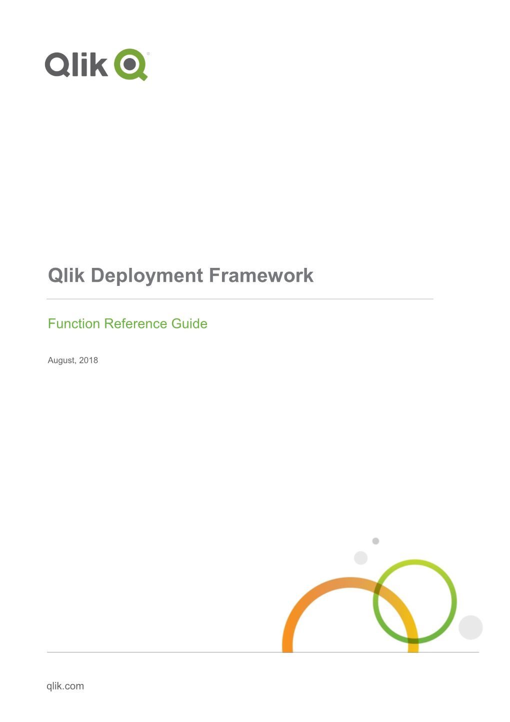 Qlik Deployment Framework