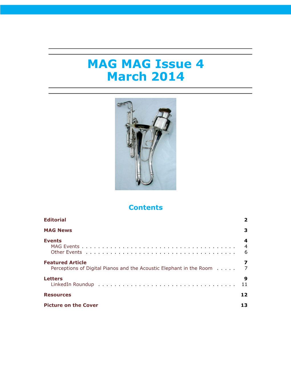 MAG MAG Issue 4 March 2014