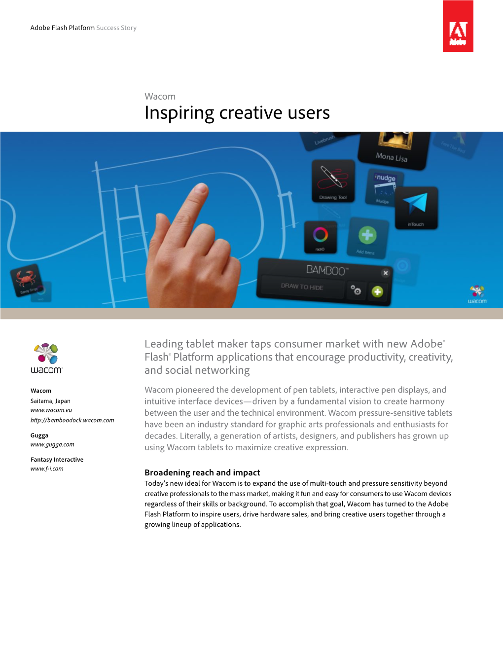 Inspiring Creative Users