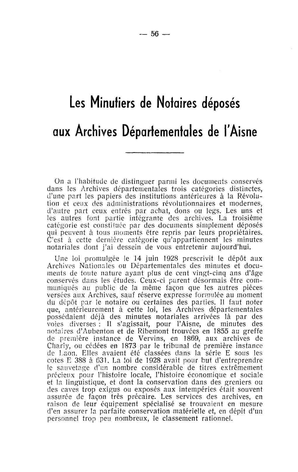 Les Minutiers De Nolaires D6poscs Aux Archives Départementales De L