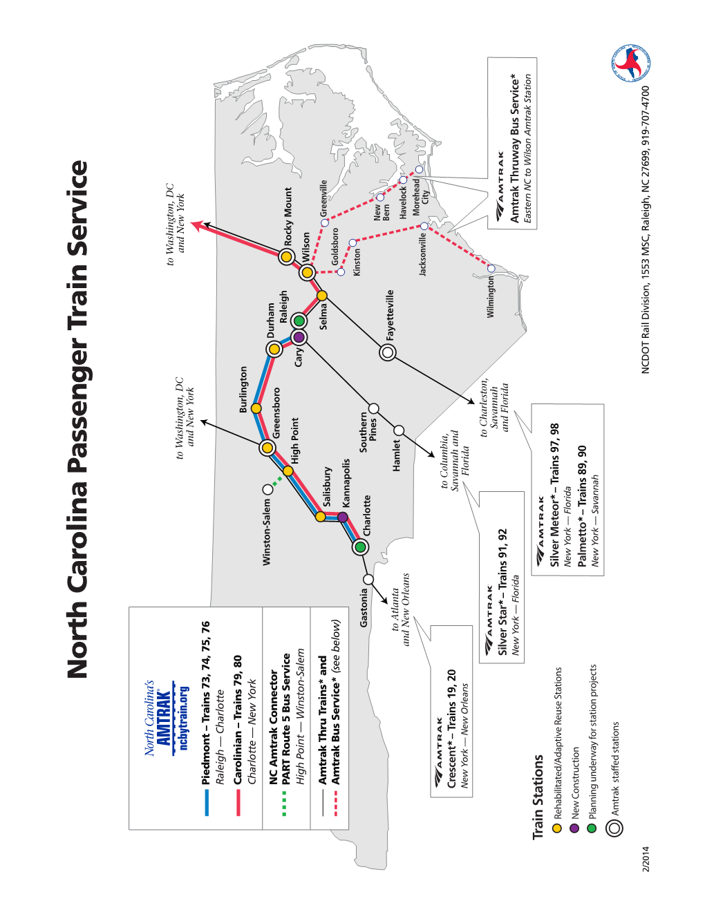 North Carolina P Assenger Train Service