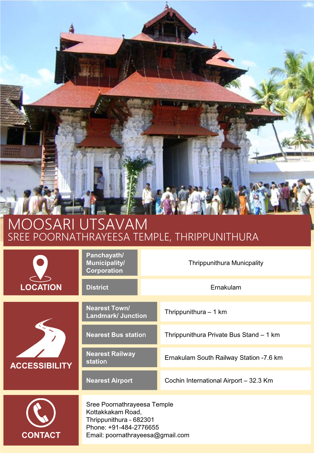 Moosari Utsavam Sree Poornathrayeesa Temple, Thrippunithura