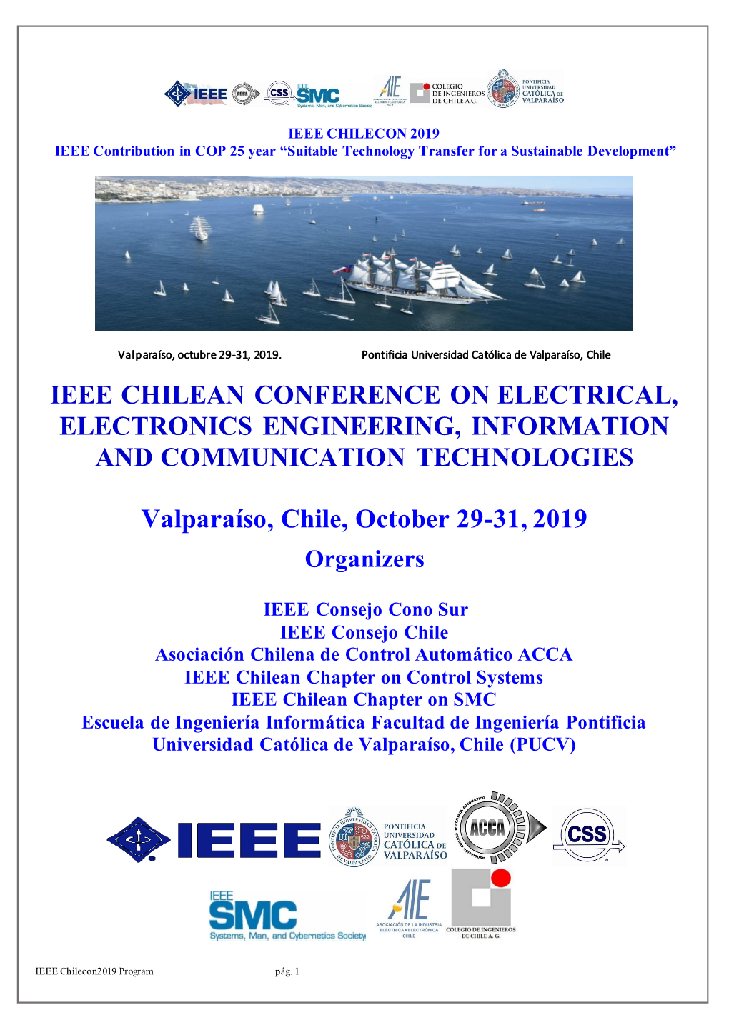 Ieee Chilean Conference on Electrical, Electronics Engineering, Information and Communication Technologies