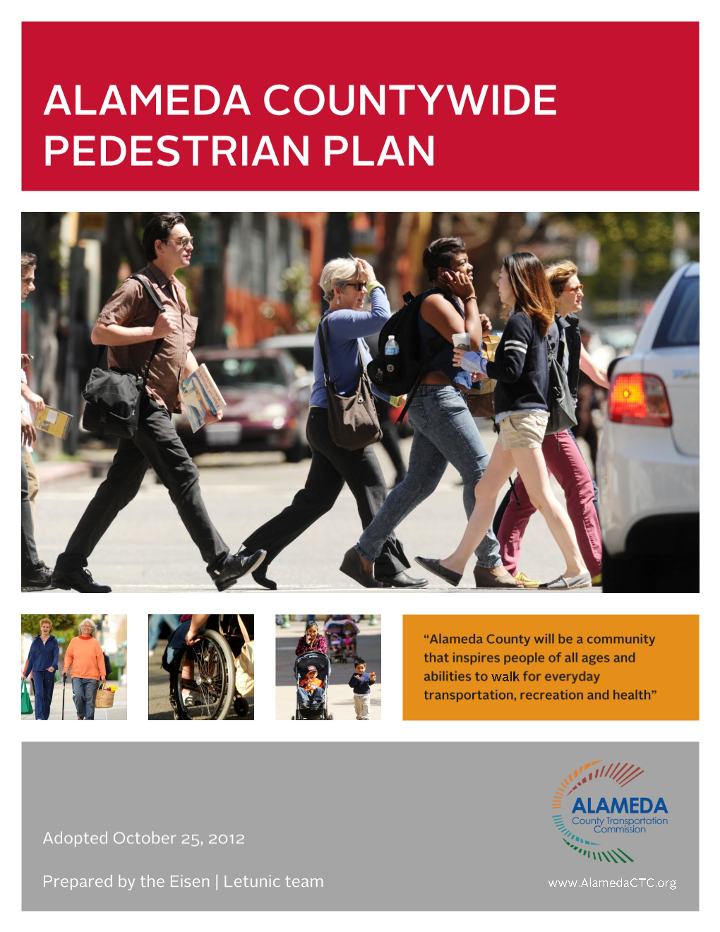 Countywide Pedestrian Plan in 2006