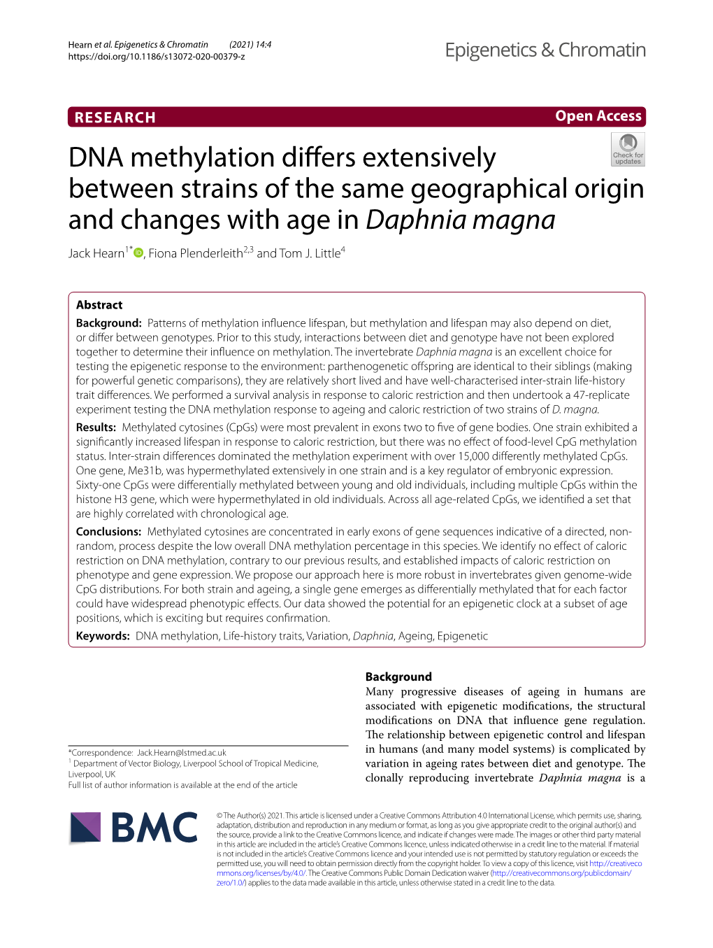 DNA Methylation Differs Extensively Between Strains of the Same