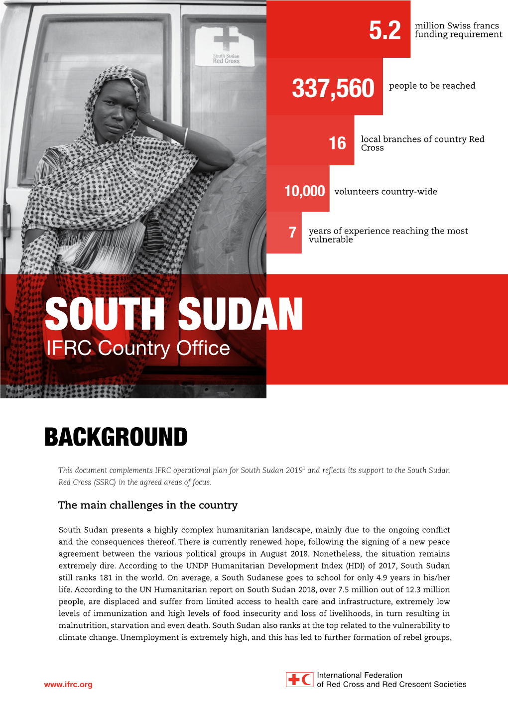 SOUTH SUDAN IFRC Country Office