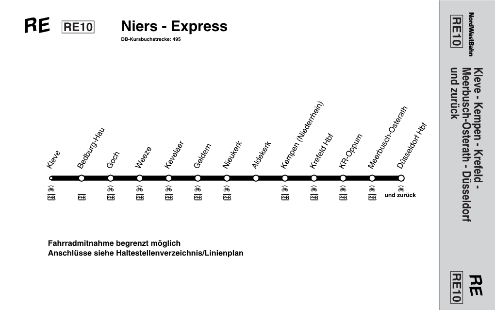 Fahrplan Niers-Express