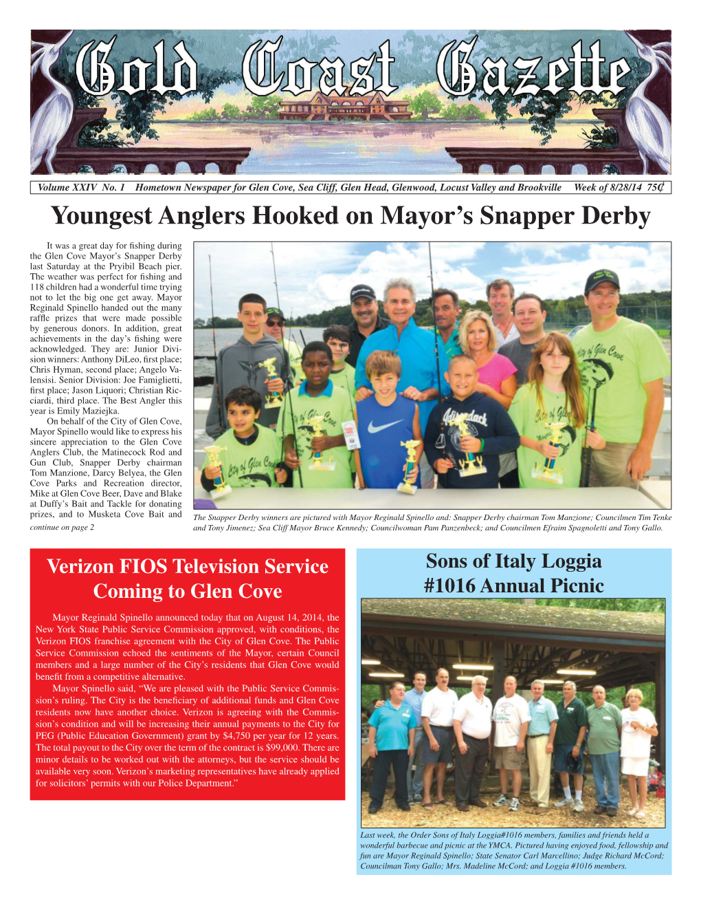 Youngest Anglers Hooked on Mayor's Snapper Derby