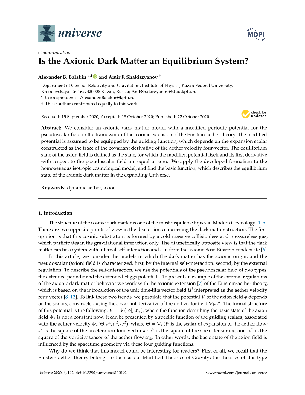 Is the Axionic Dark Matter an Equilibrium System?