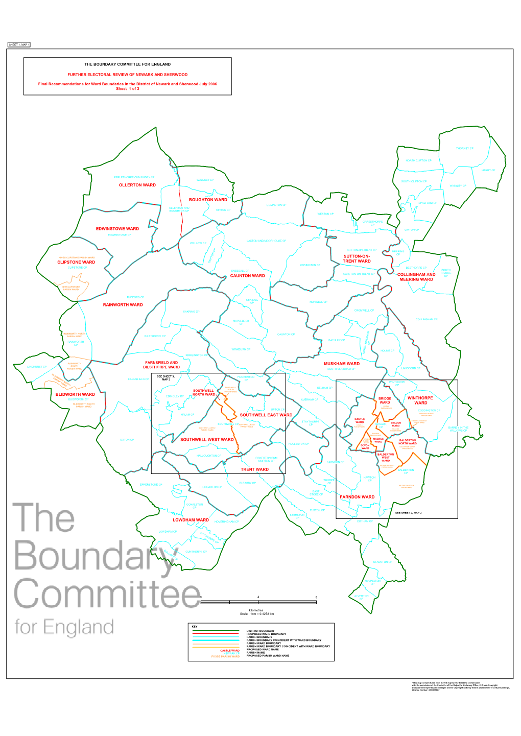 Clipstone Ward Ollerton Ward Blidworth Ward