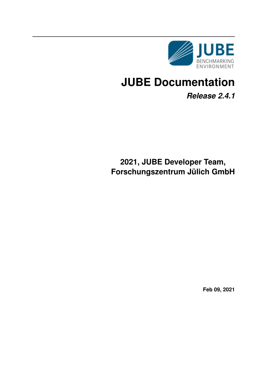 JUBE Documentation Release 2.4.1