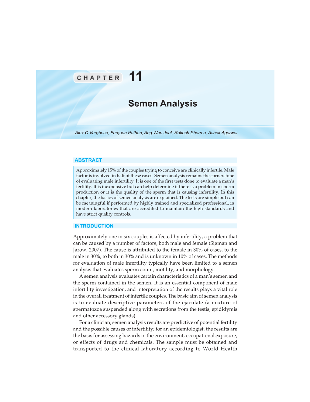 Semen Analysis