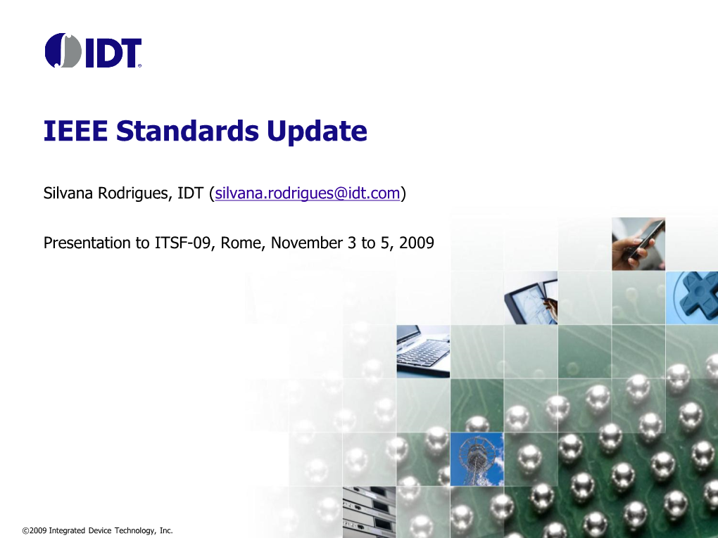 IEEE Standards Update