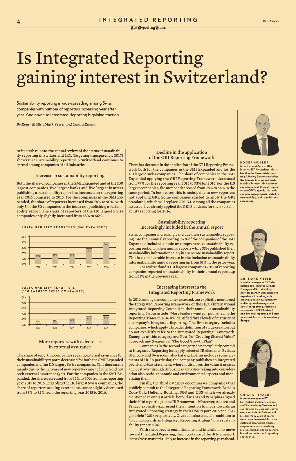 Is Integrated Reporting Gaining Interest in Switzerland?