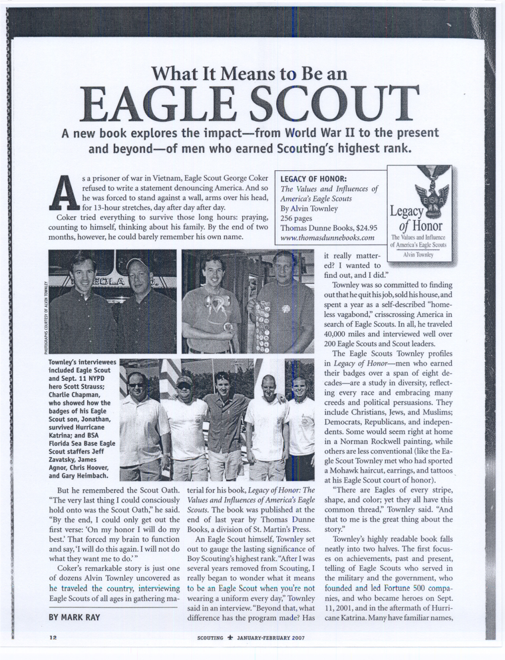 EAGLE SCOUT a New Bookexploresthe Impact-From Worldwarii to the Present and Beyond-Of Men Who Earnedscouting'shighestrank