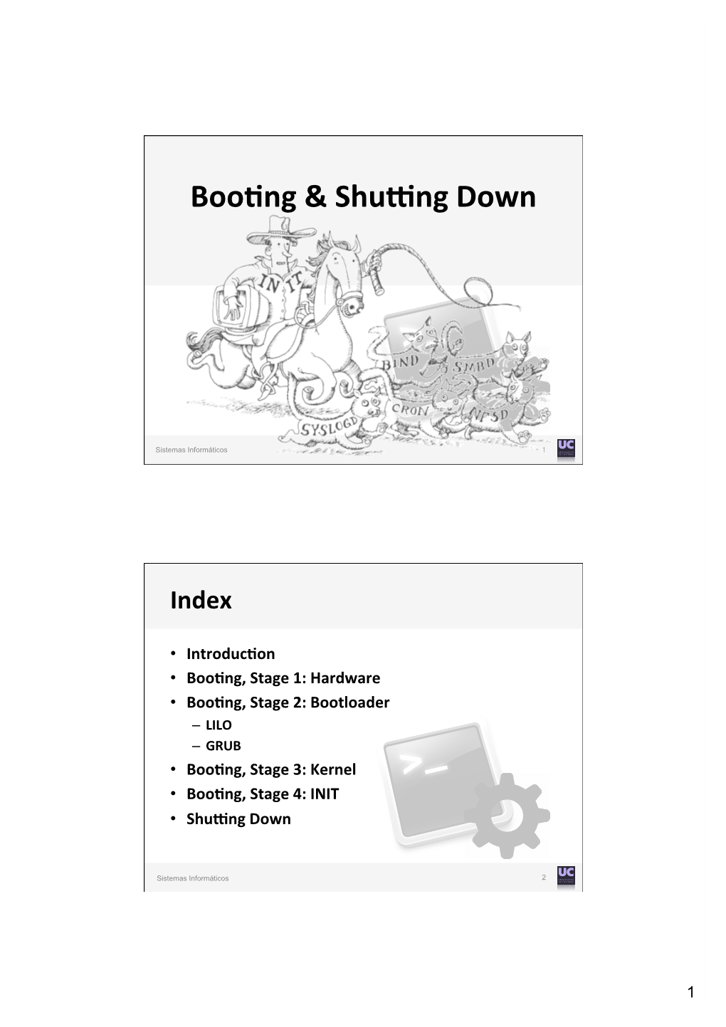 Booting & Shutting Down