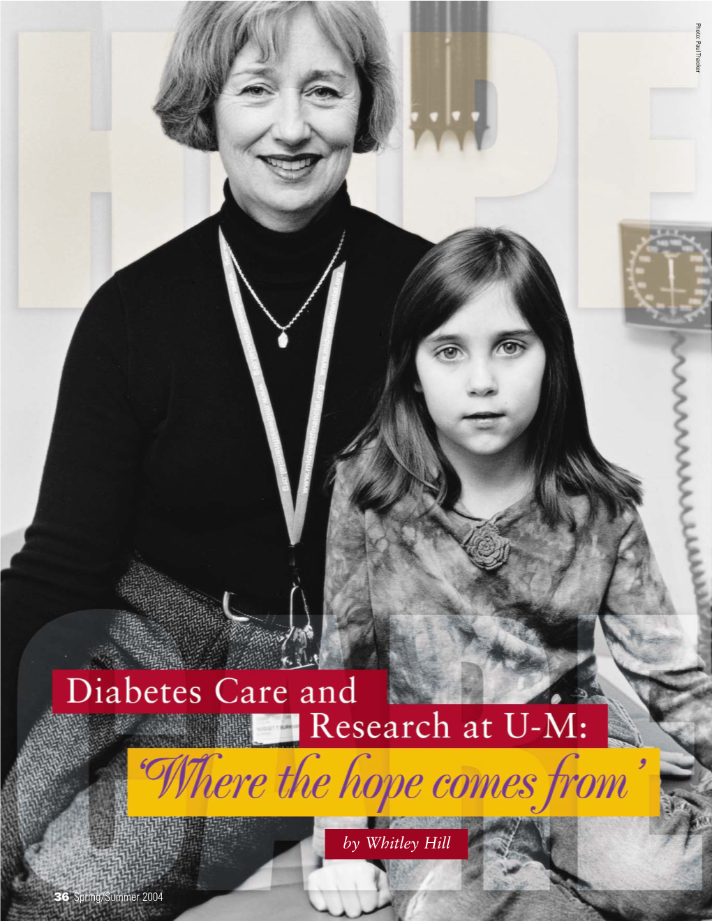 Diabetes Care and Reearch at UM