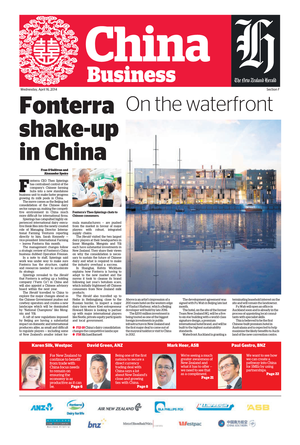 Fonterra Shake-Up in China