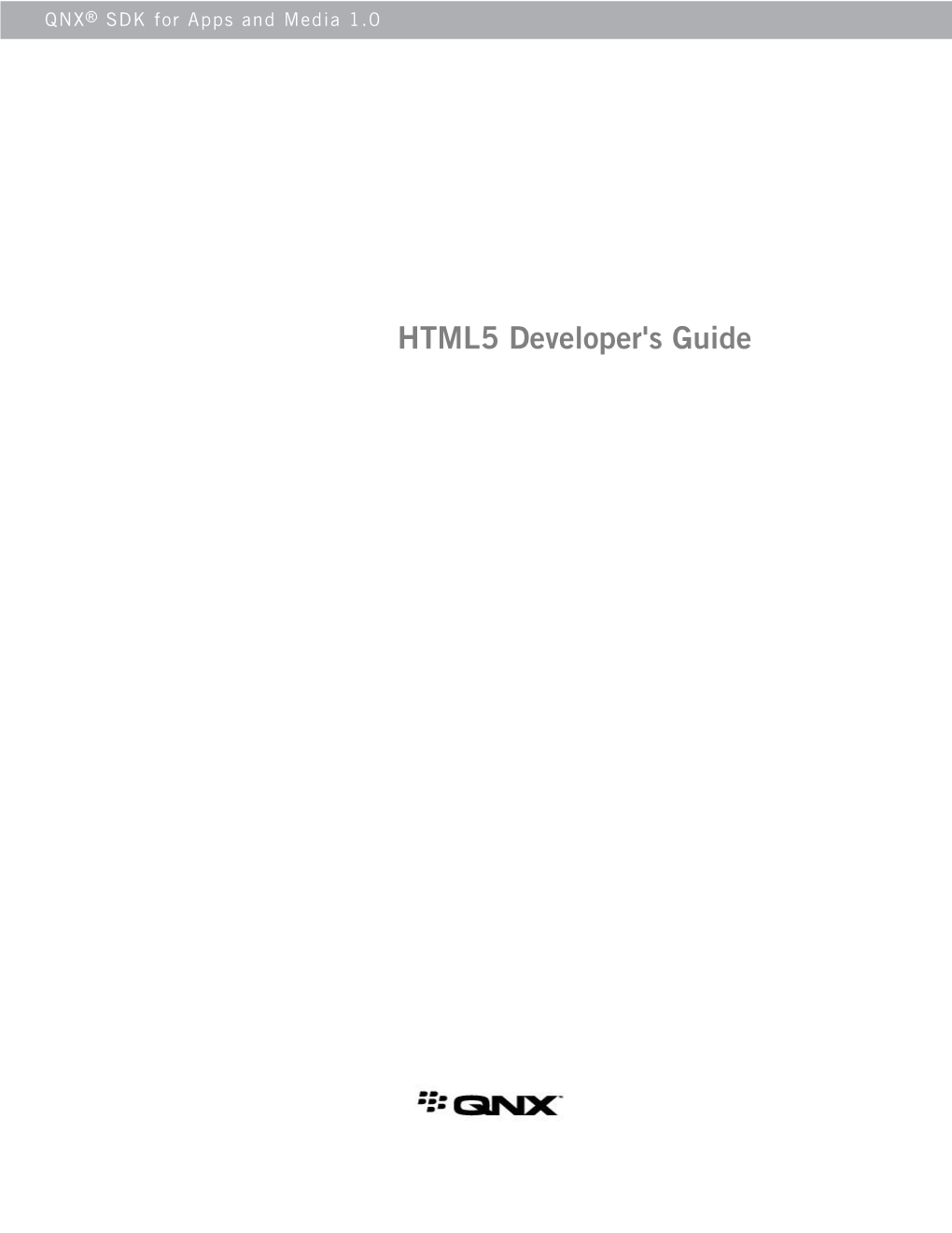 HTML5 Developer's Guide