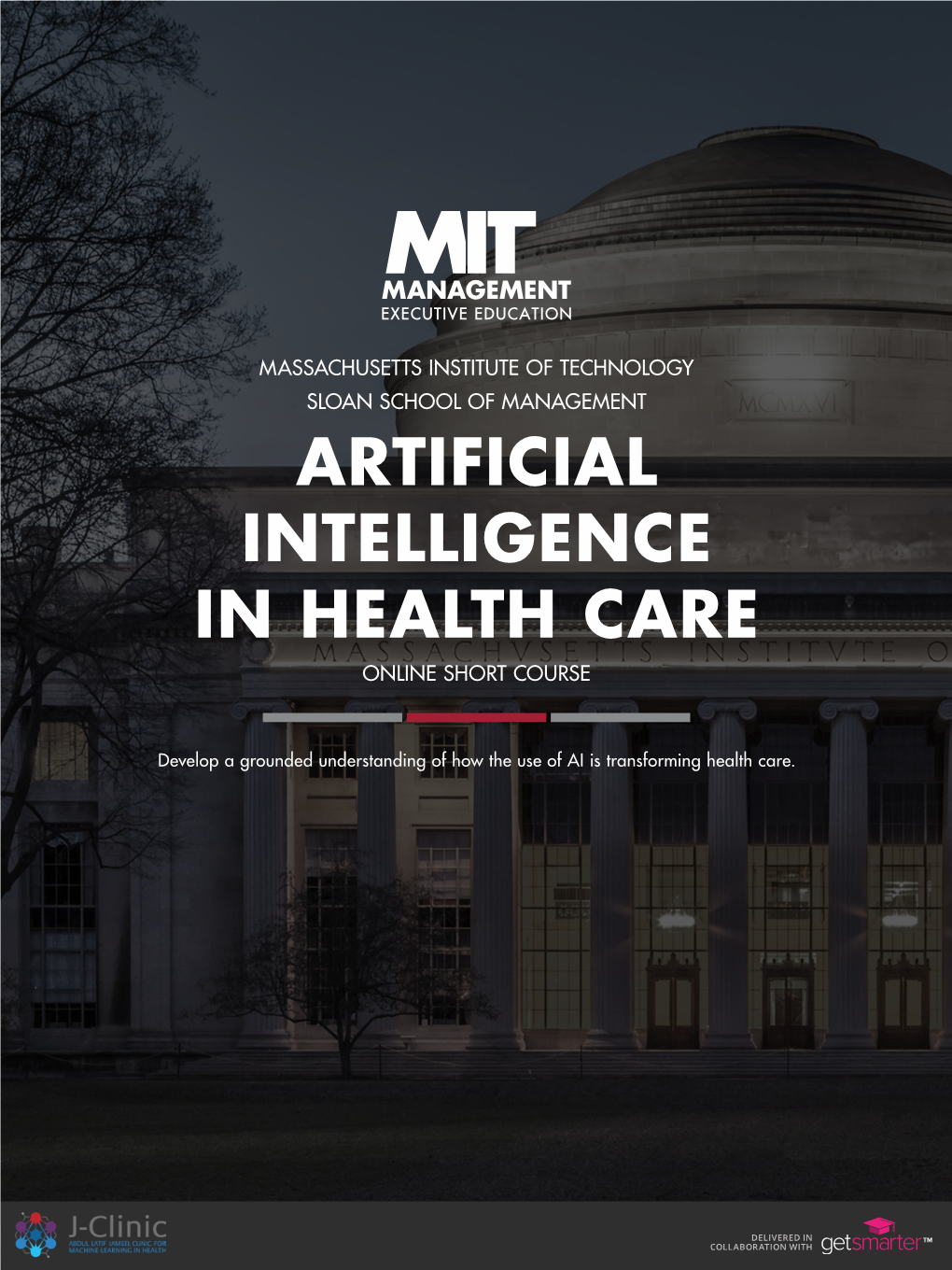 Artificial Intelligence in Health Care Online Short Course