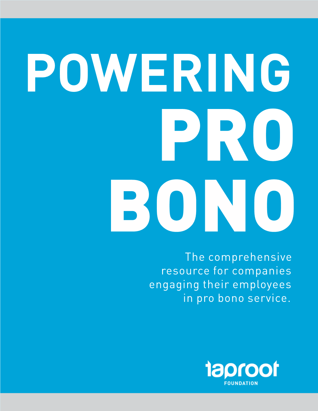 The Comprehensive Resource for Companies Engaging Their Employees in Pro Bono Service