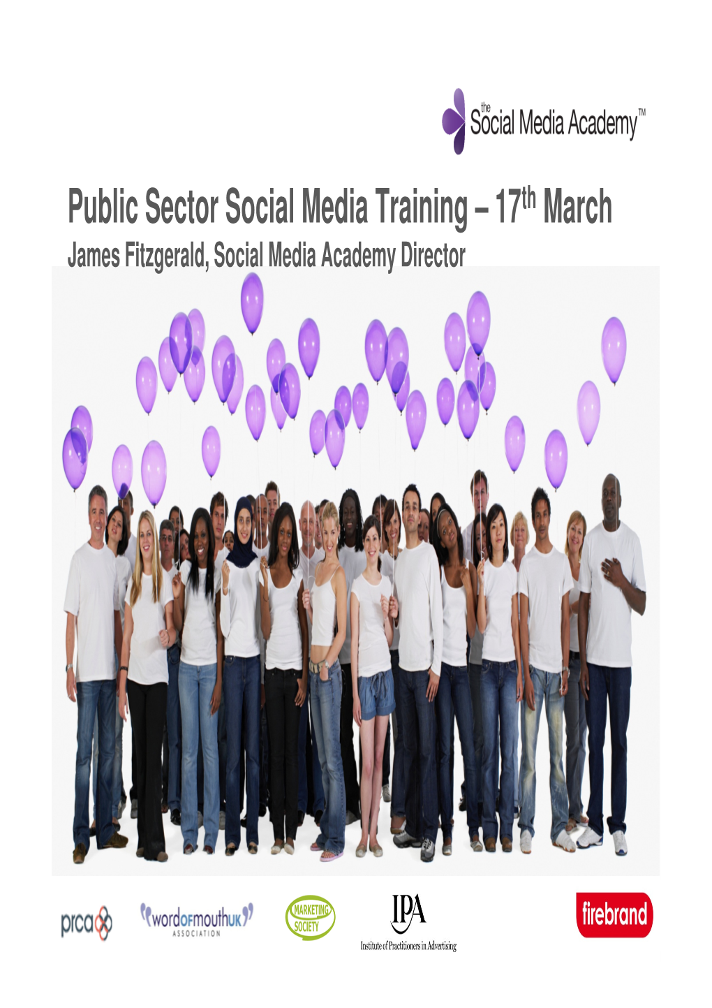 Public Sector Social Media Training – 17Th March