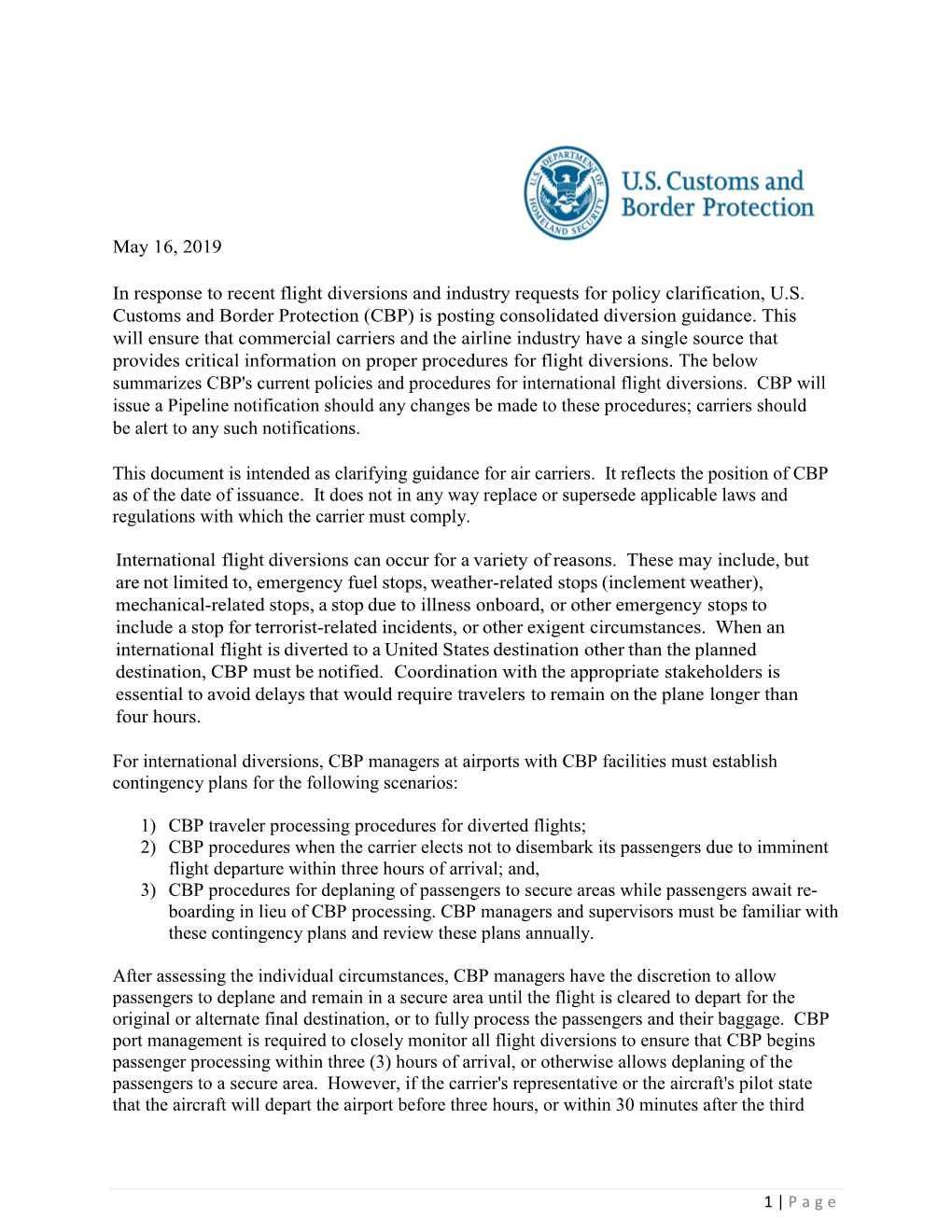 CBP-Memo-Carriers-Flight-Diversion