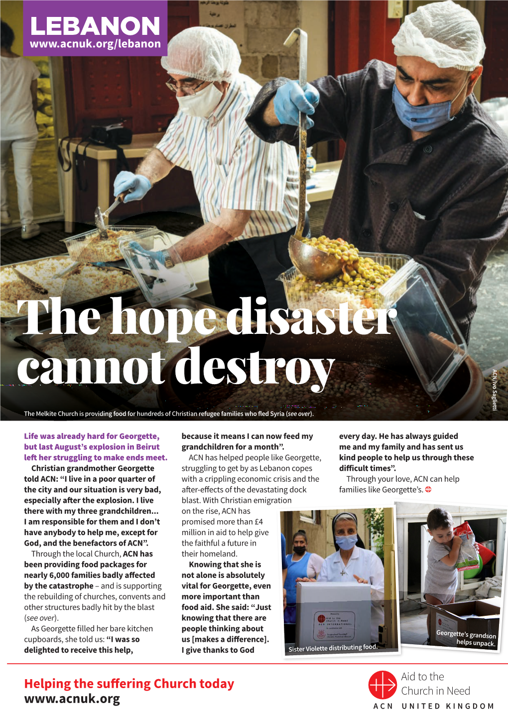 The Hope Disaster Cannot Destroy ACN/Ivo Saglietti