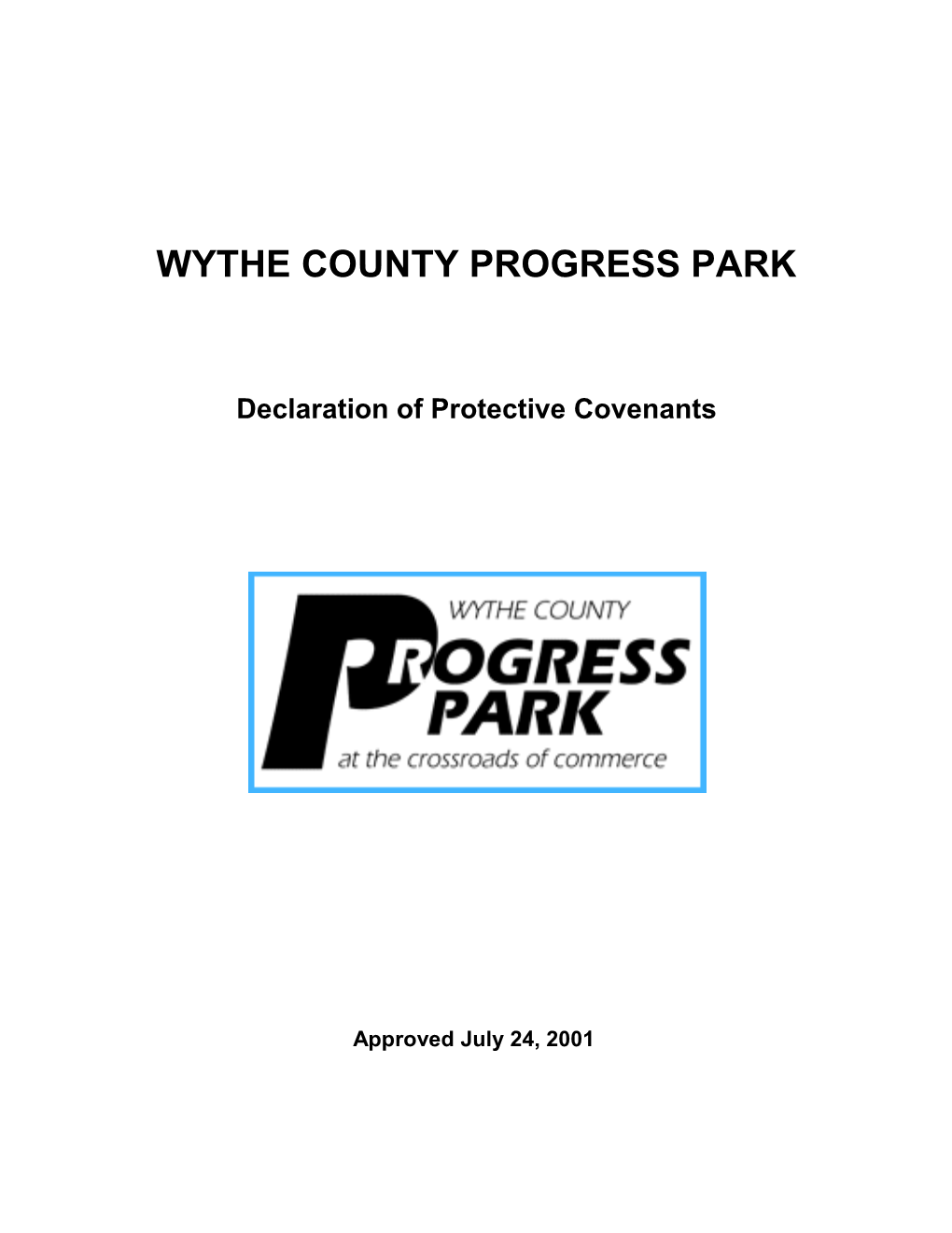 Wythe County Progress Park