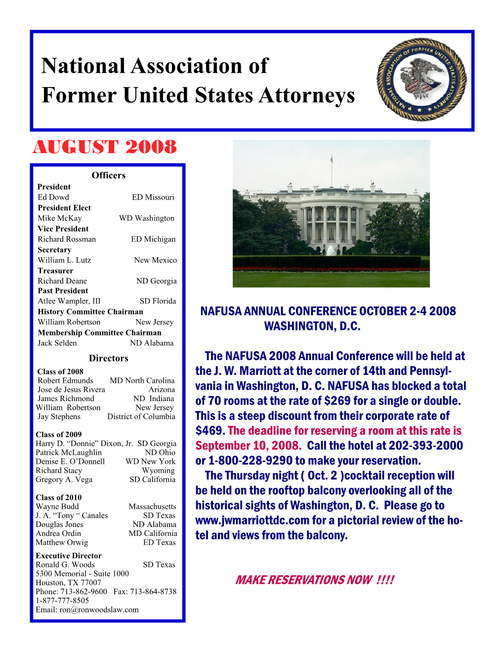 National Association of Former United States Attorneys