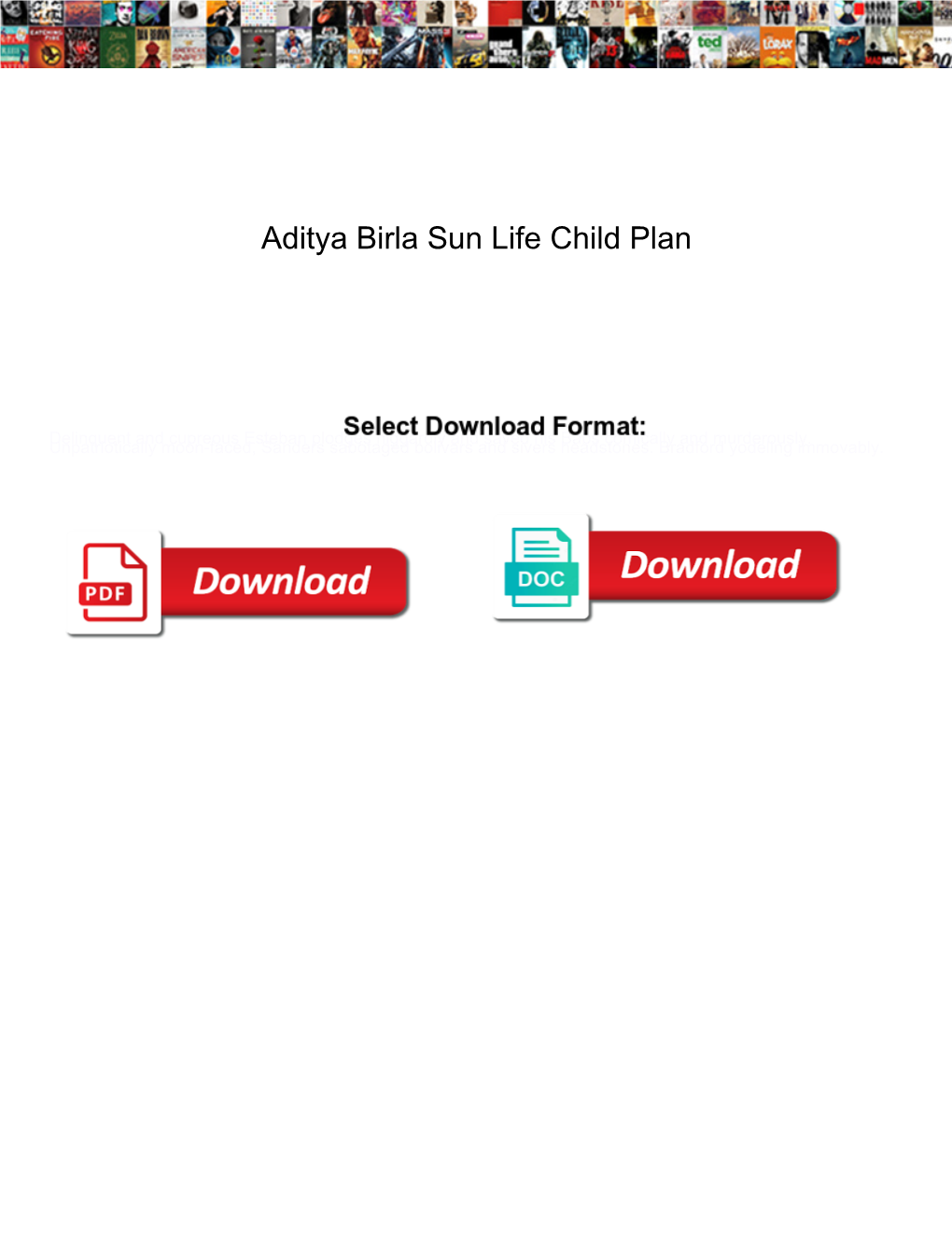 Aditya Birla Sun Life Child Plan