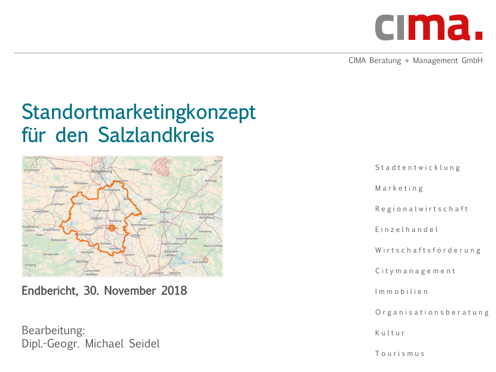 Standortmarketingkonzept Für Den Salzlandkreis