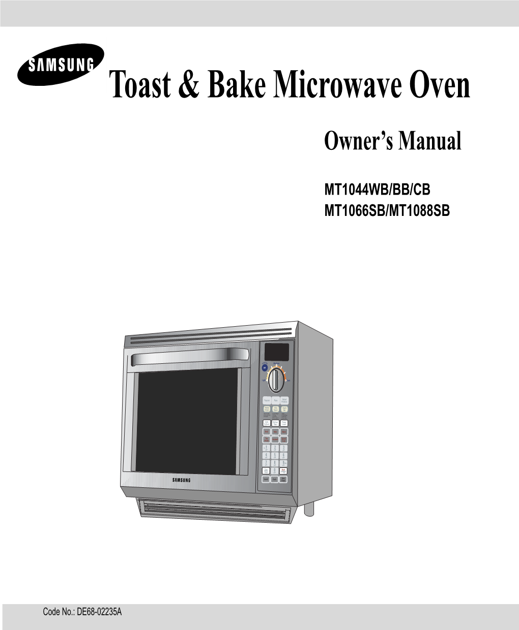 Toast & Bake Microwave Oven