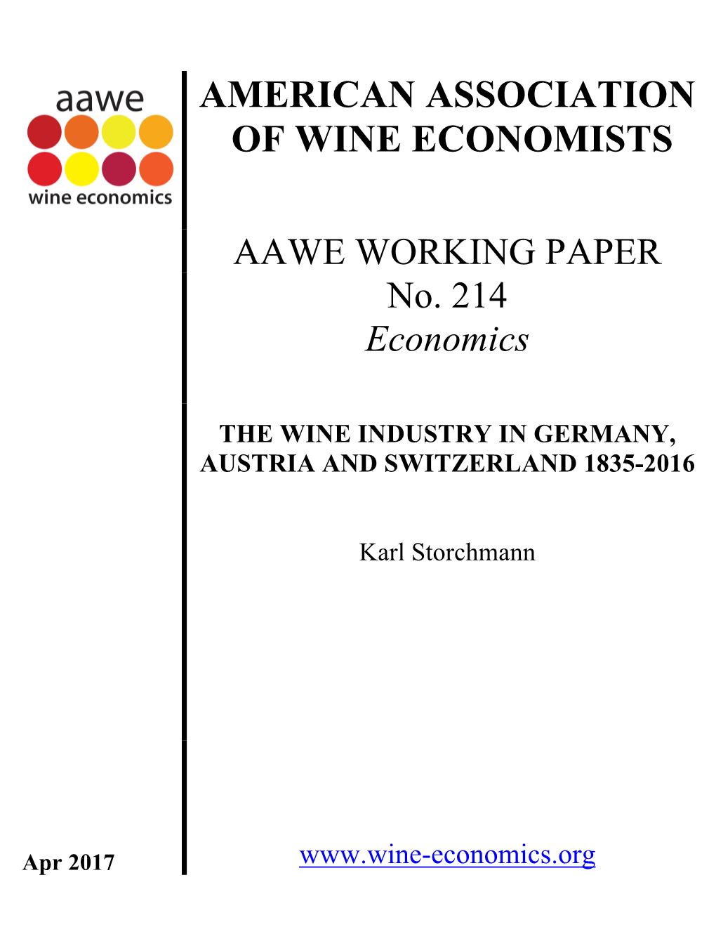 AAWE Working Paper No. 214 – Economics