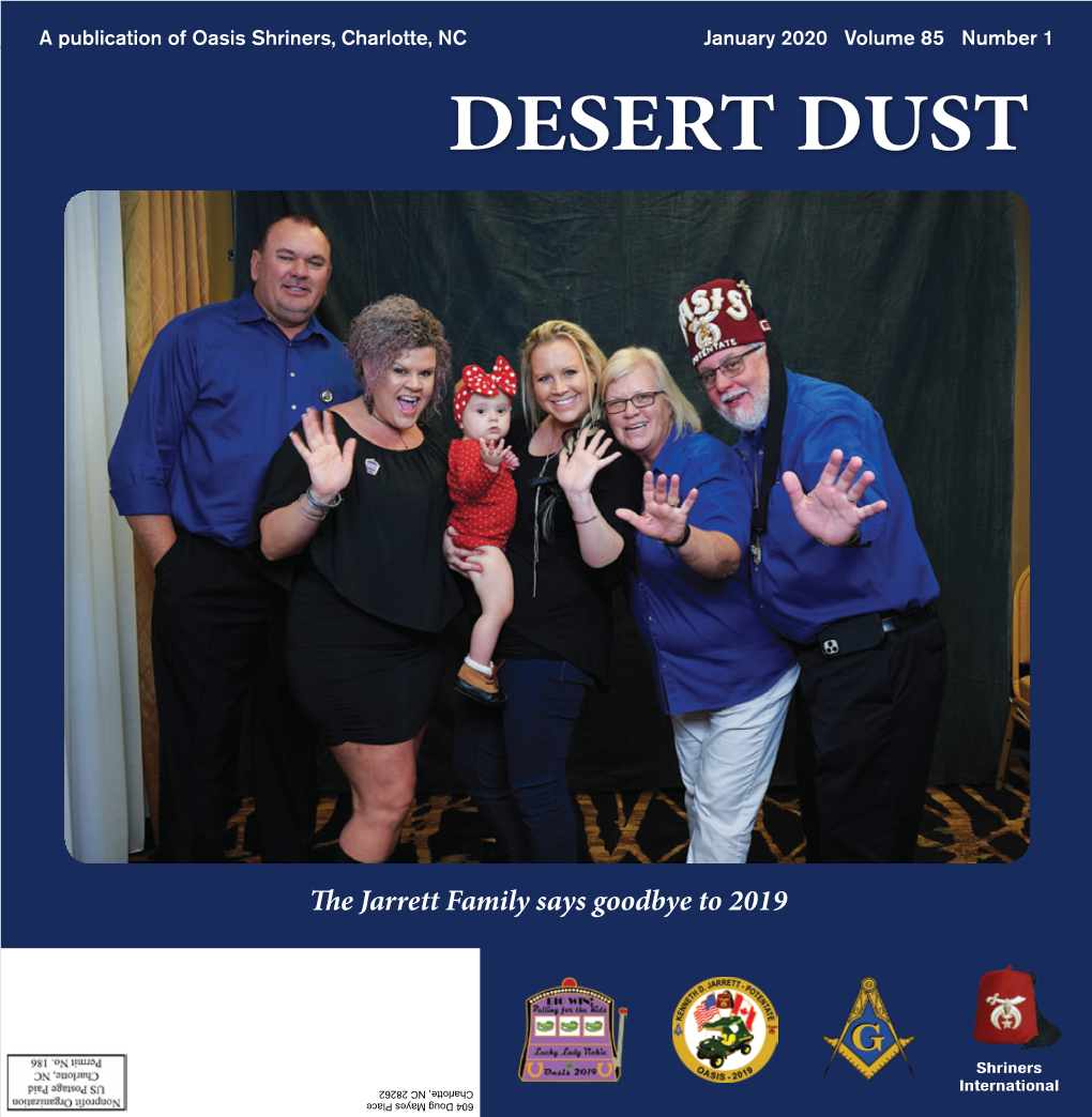 January 2020 Volume 85 Number 1 DESERT DUST