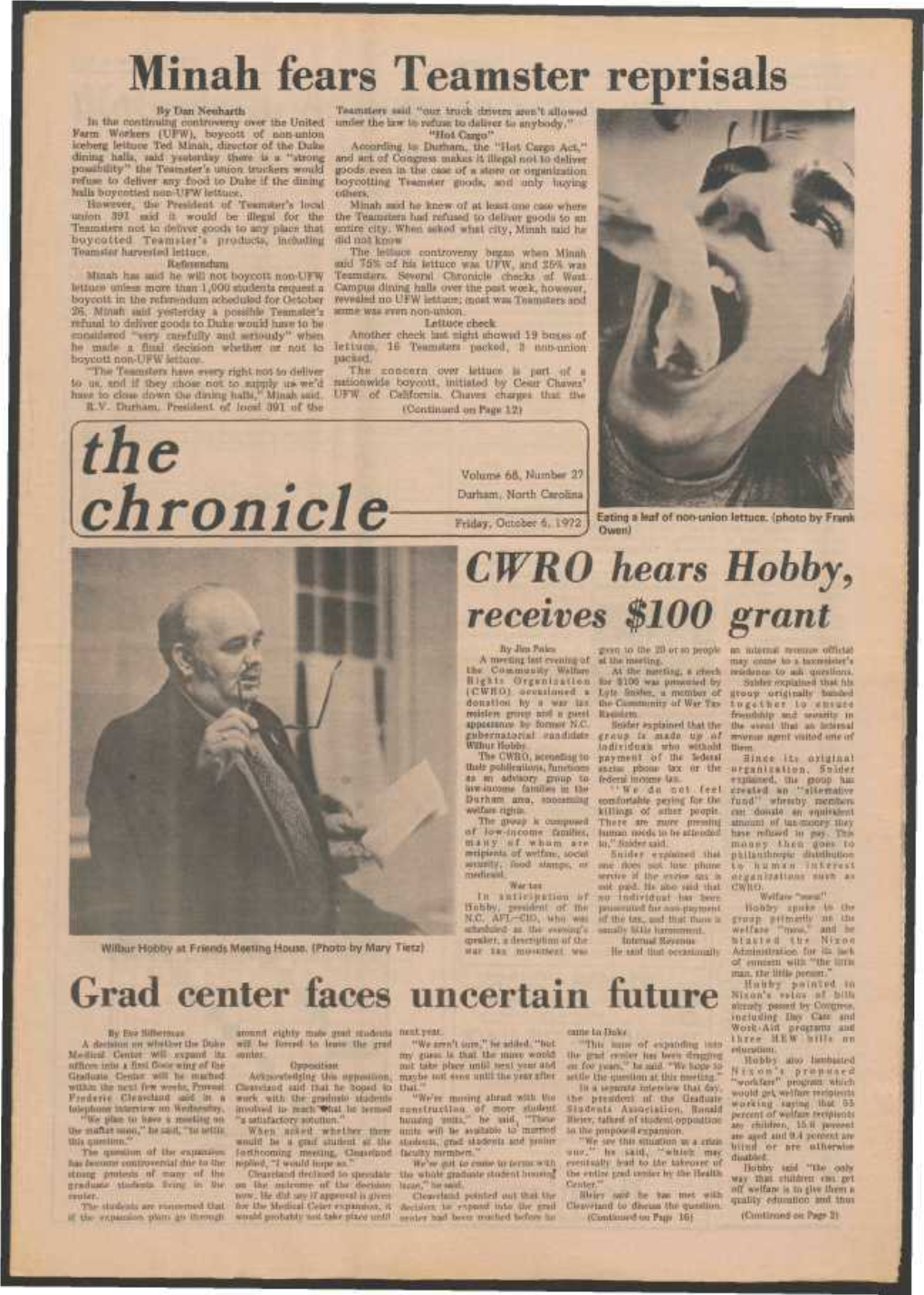 Hobby, Receives $100 Grant by Jim Poles Given to the 20 Or So People an Internal Revenue Official a Meeting Last Evening of at the Meeting