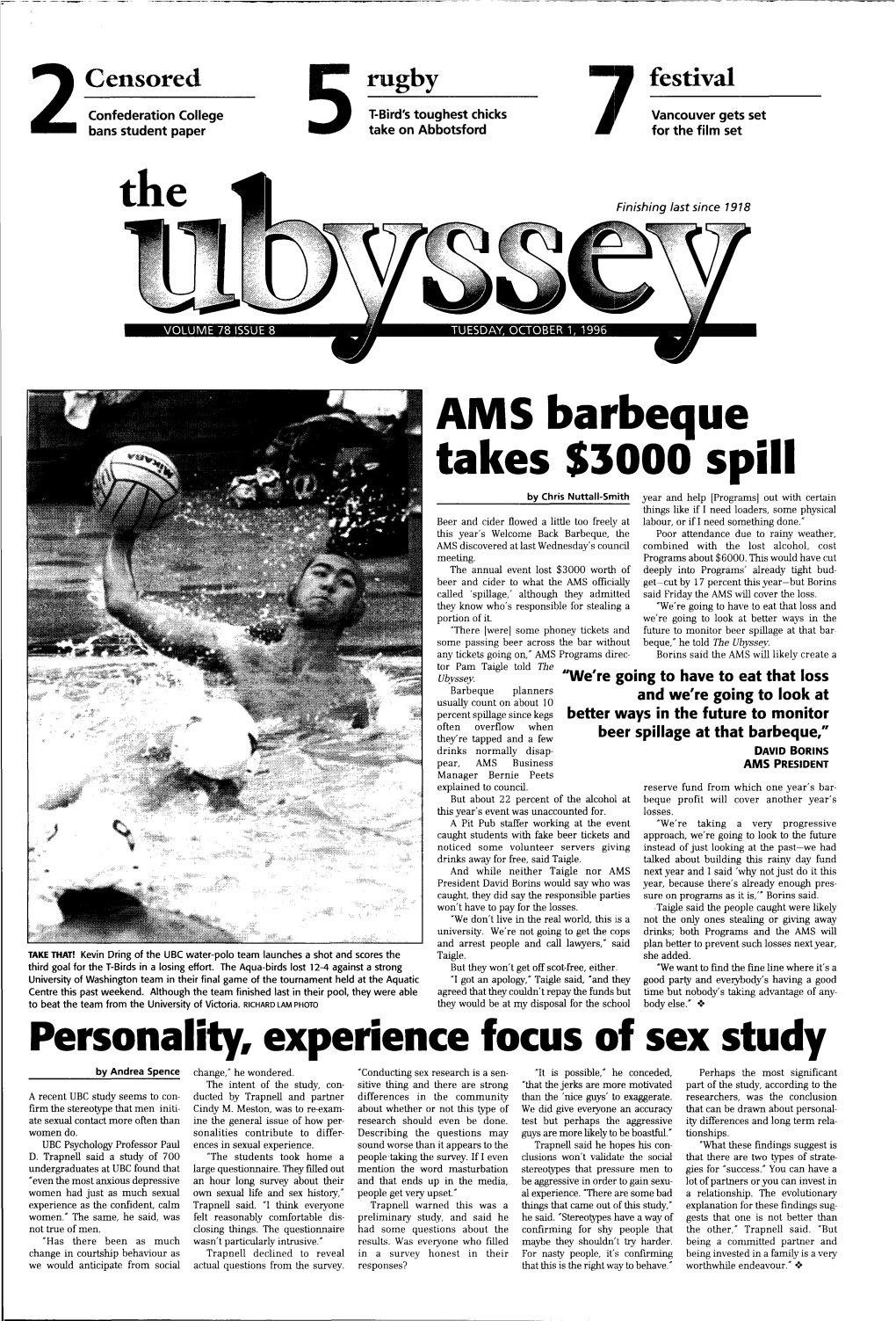 AMS Barbeque Takes $3000 Spill