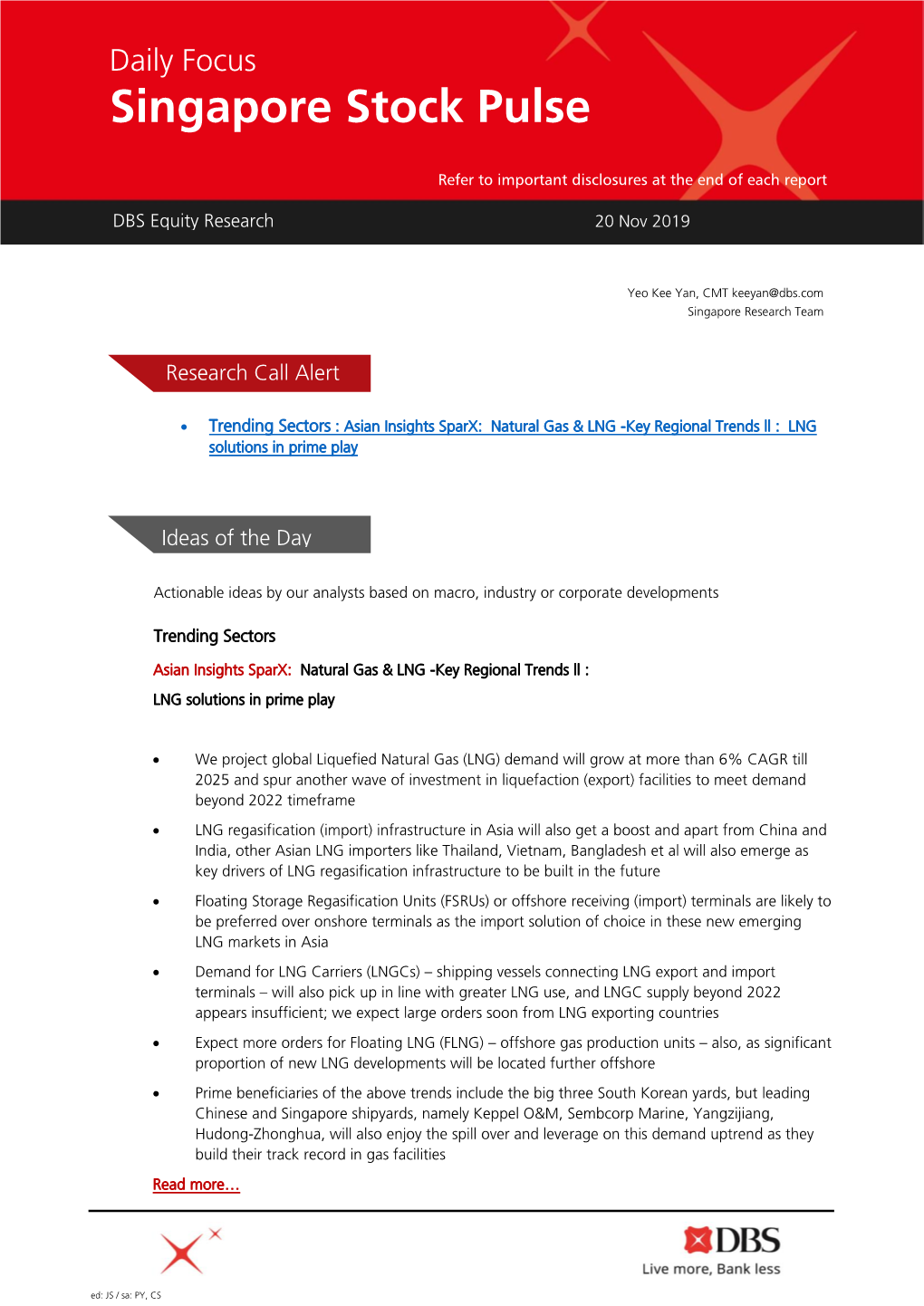 Singapore Stock Pulse