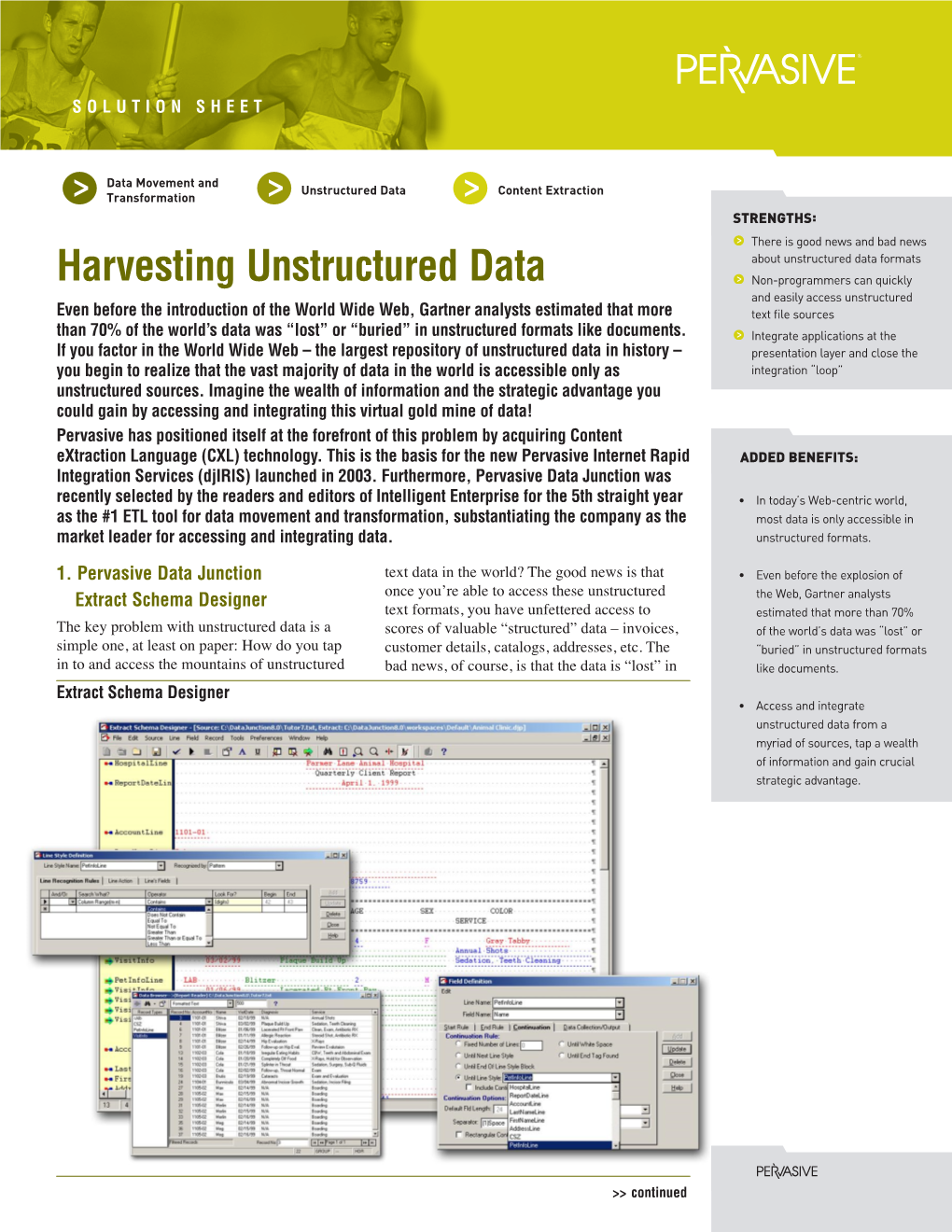 Harvesting Unstructured Data