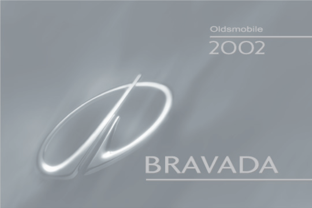 2002 Oldsmobile Bravada Owner's Manual