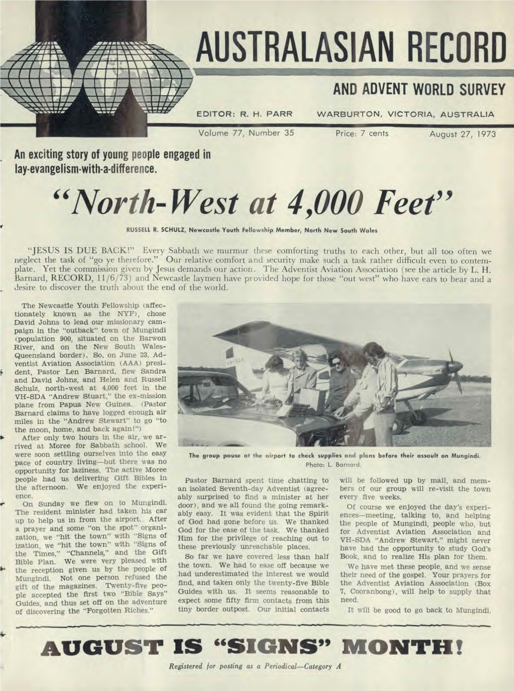"North- West at 4,000 Feet"