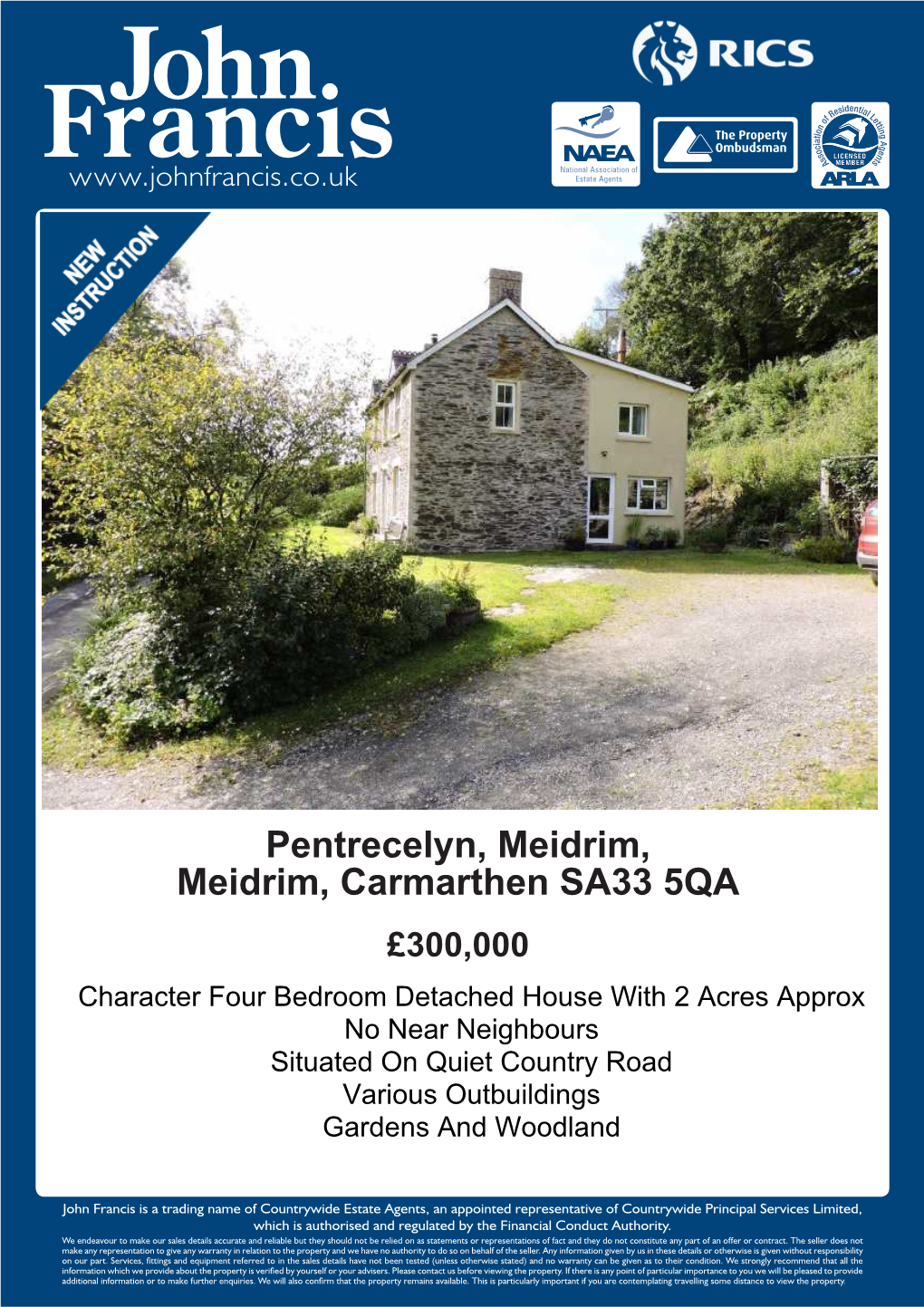 Pentrecelyn, Meidrim, Meidrim, Carmarthen SA33