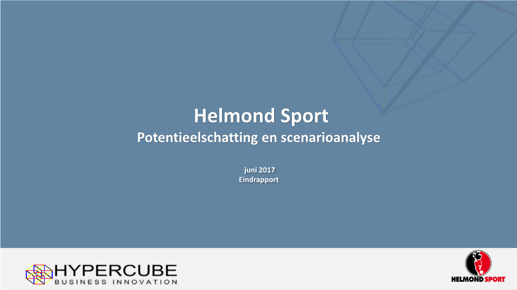 Helmond Sport Potentieelschatting En Scenarioanalyse