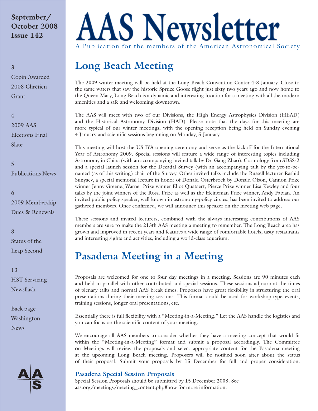 Long Beach Meeting Pasadena Meeting in a Meeting