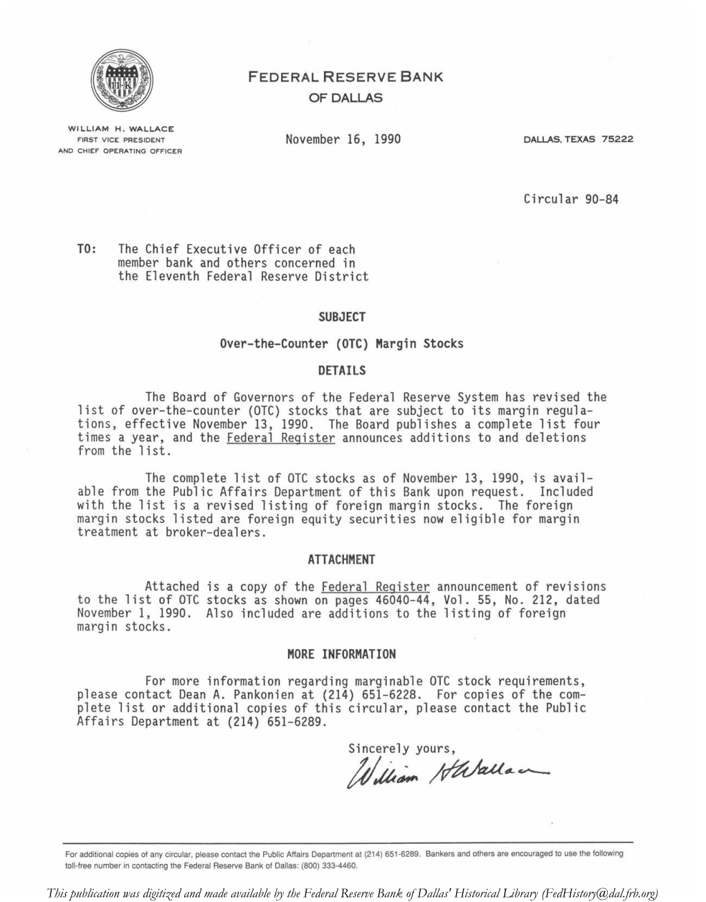 Changes in Reserve Requirement Ratios, Circular No. 90-84