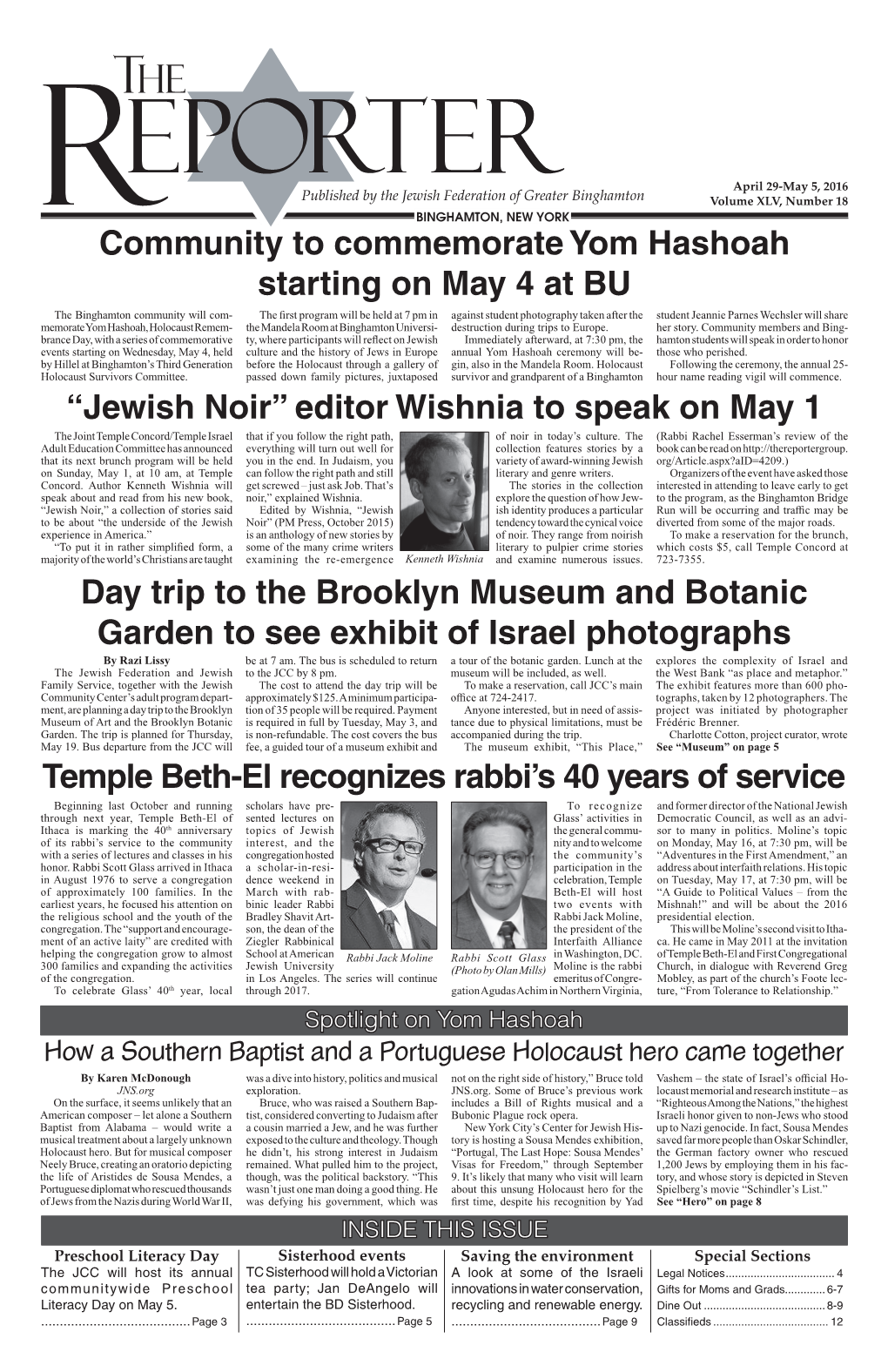 Community to Commemorate Yom Hashoah Starting on May 4 at BU