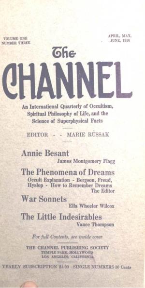 The Channel V1 N3 Apr-May-Jun 1916