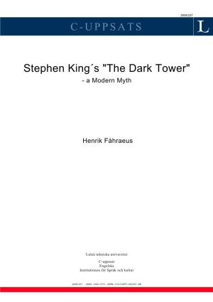 The Dark Tower" - a Modern Myth