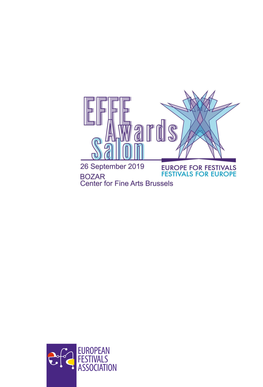 EFFE Award Salon Booklet